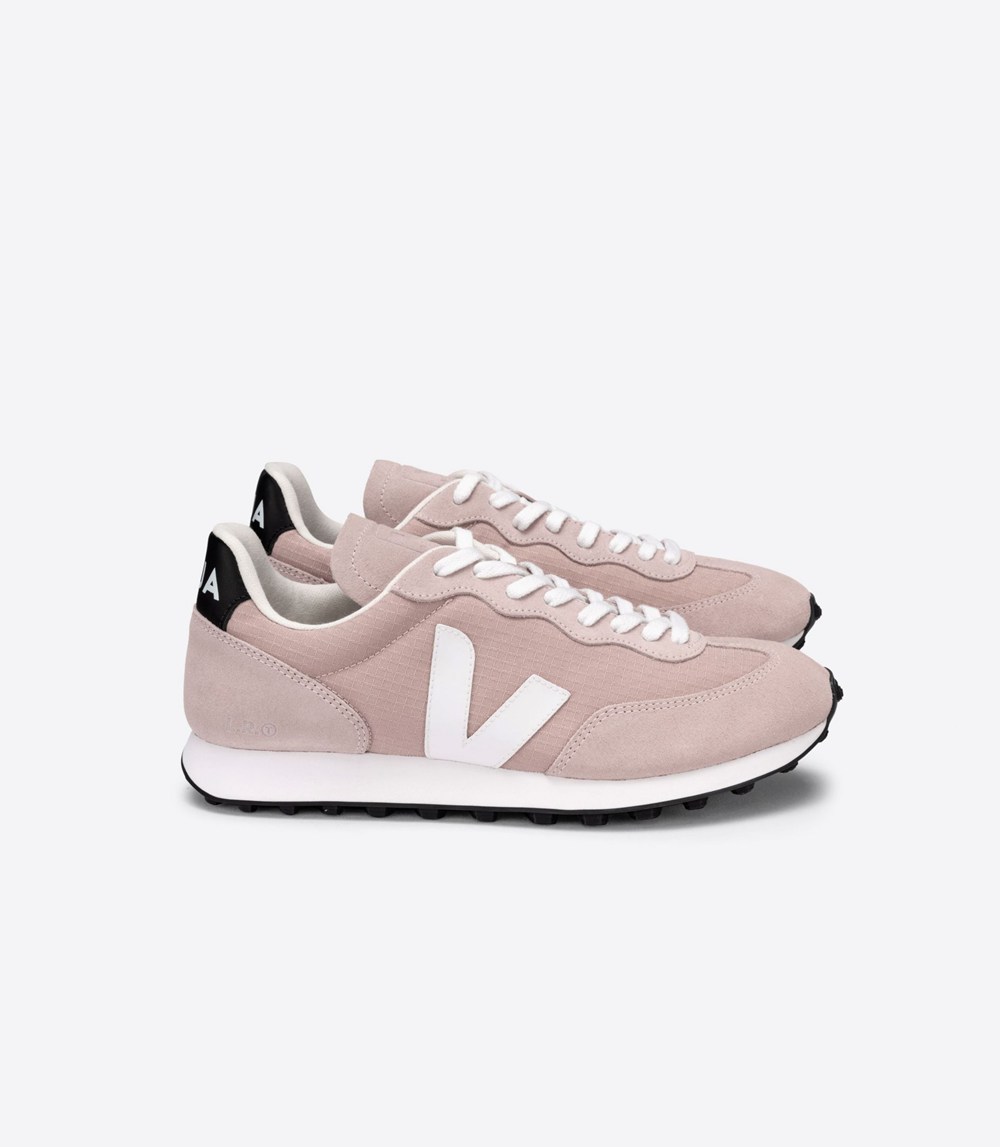 Veja Sneakers Womens - Rio Branco Ripstop - Pink/White - 3578DIFCH